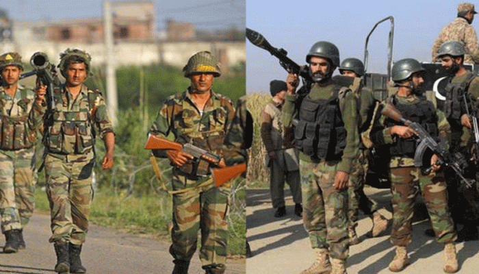 সীমান্তে ভারত- পাকিস্তান গোলাগুলি চলছে।