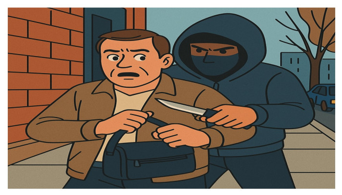 রামপুরায় ব্যবসায়ীকে ছুরিকাঘাত করে অর্থ ও মোবাইল ছিনতাই