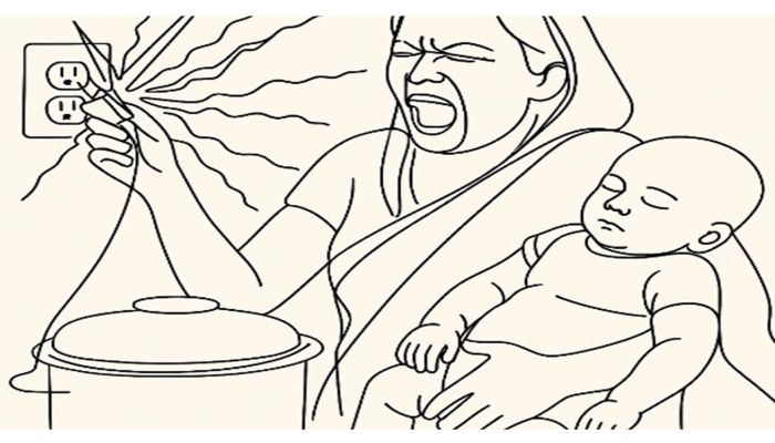 মাগুরায় বিদ্যুৎস্পৃস্ট হয়ে আটমাস বয়সী শিশুসহ মায়ের করুণ মৃত্যু