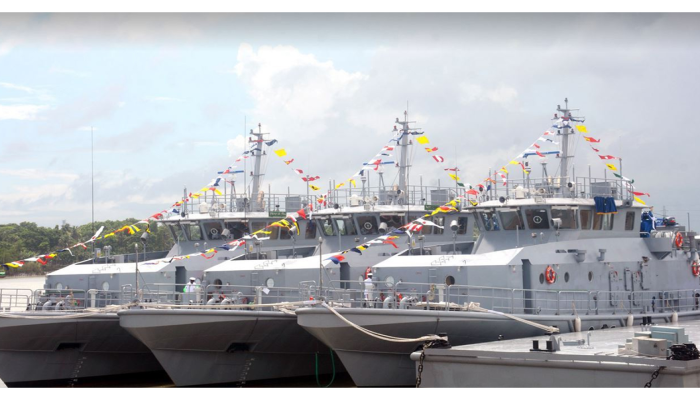 নৌবাহিনীতে যুক্ত হলো দেশীয় প্রযুক্তিতে তৈরি তিন ডাইভিং বোট