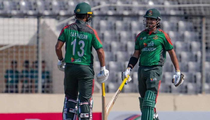 ওপেনিং জুটিতে ১৫০ পার! মিরপুরে চলছে সাইফ-সৌম্য শো!