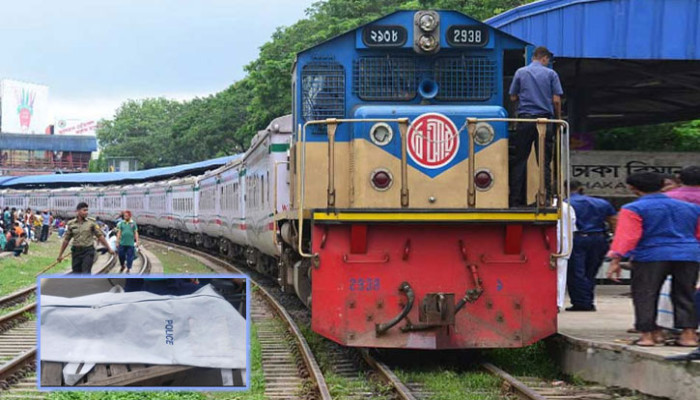 রাজধানীর উত্তরায়  ট্রেনের ধাক্কায়  দুজনের মৃত্যু!