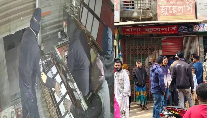 ​মোহাম্মদপুরে জুয়েলার্সে দুর্ধর্ষ চুরি, ৭০ ভরি স্বর্ণ ও ৬০০ ভরি রুপা লুট !